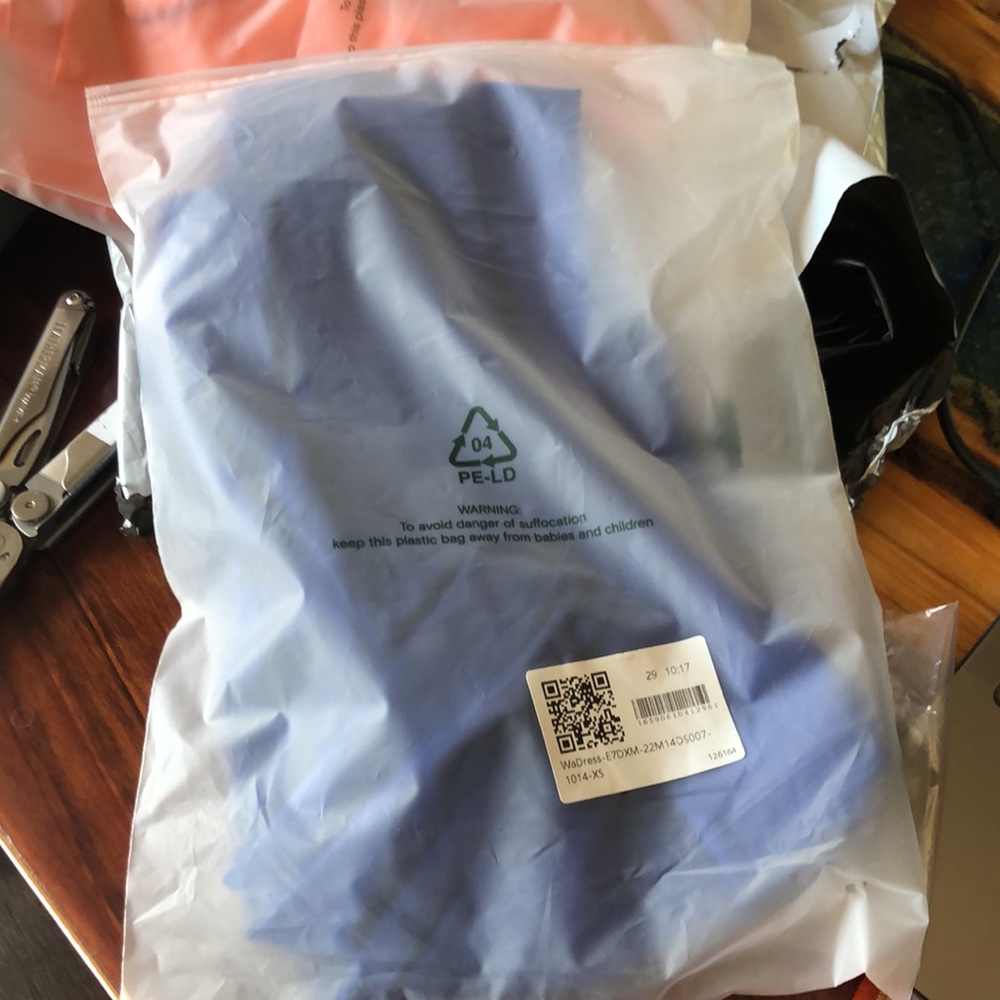 HALARA Blue Athletic Sleeveless Halter Mini Dress - Picture 4 of 4